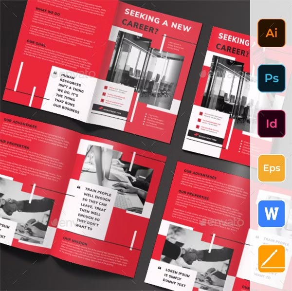 Recruitment Firm Bifold Brochure