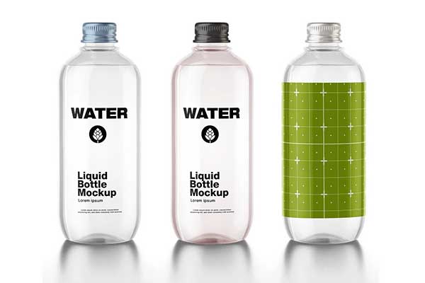 Plastic Water Bottle Mockups