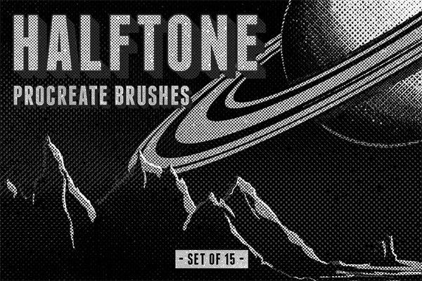 Halftone Procreate Brushes