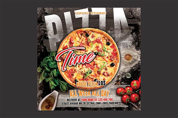 Pizza Flyer Templates Design