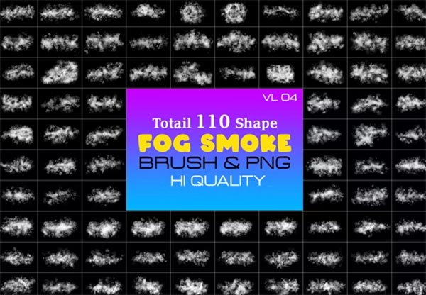 Fog Smoke Brush & PNG Template