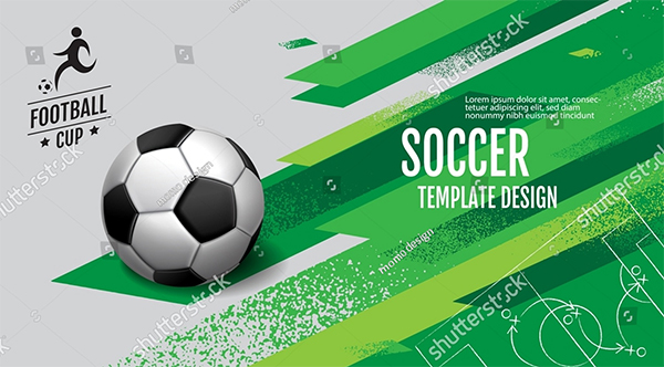 Soccer Layout Design Poster Template