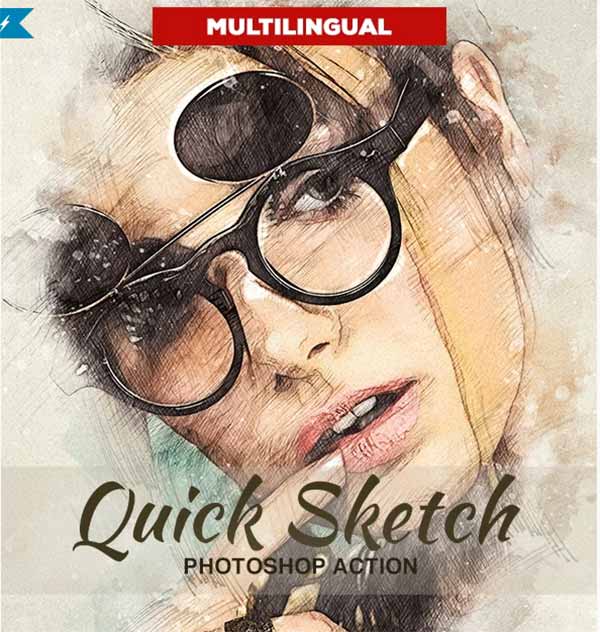 Quick Sketch Photoshop Action