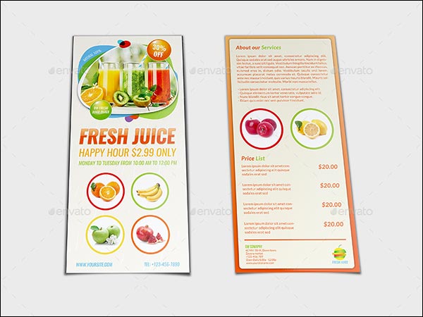 Fresh Juice Flyer Templates