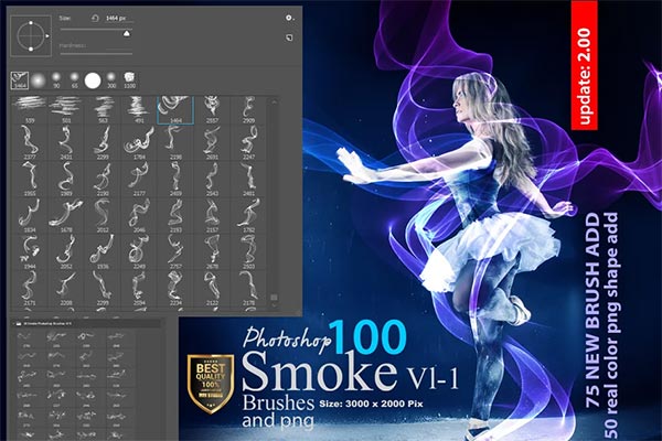 Smoke & Fog Photoshop Brushes