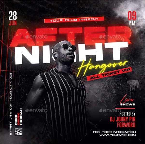 Best Night Club Print Flyer Design