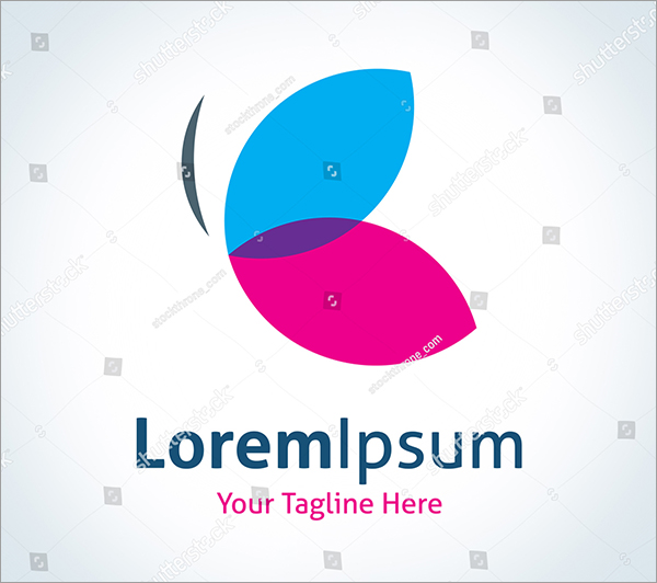 Creative Beautiful Butterfly Icon Logo