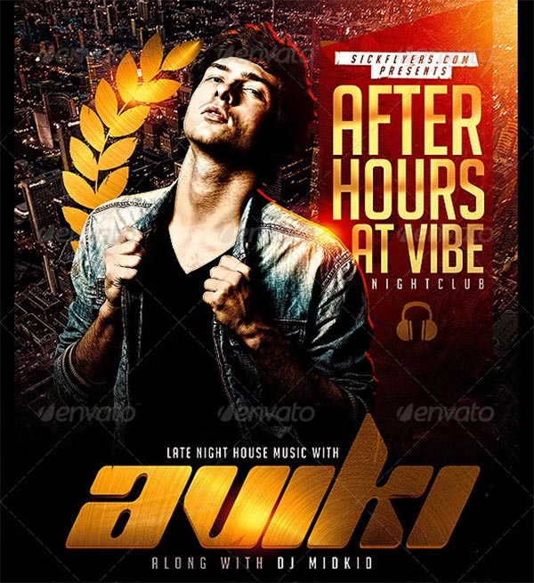 Late Night Flyer Template