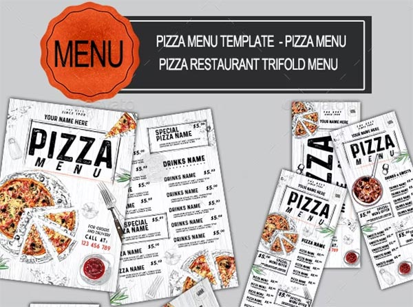 Pizza Food Menu Bundle