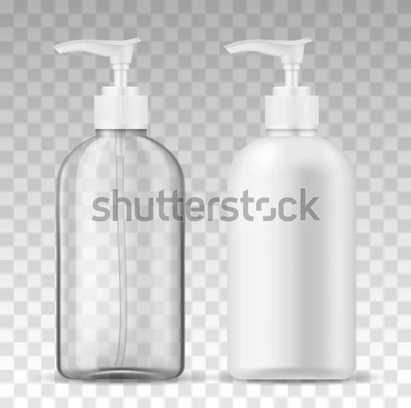 Vector Spray Bottle Mockup