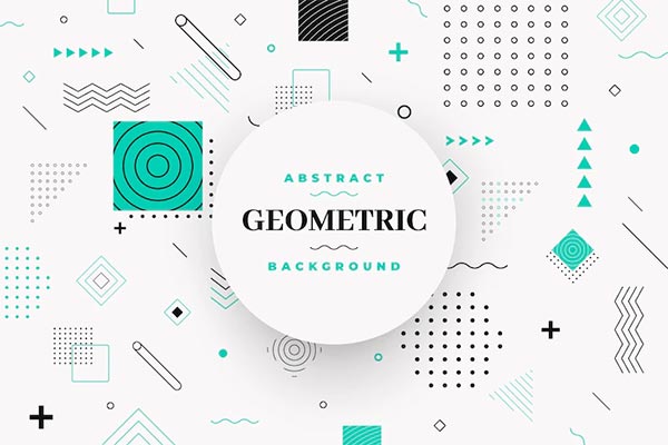 Free Flat Geometric Models Template