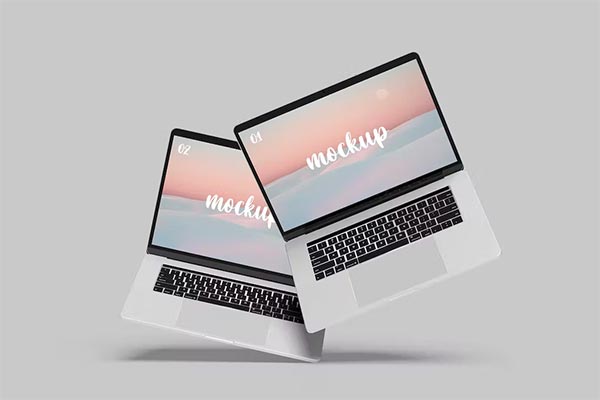 Laptop Mockups Template PSD