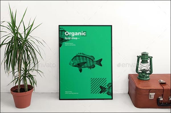 Organic Food Flyer Template