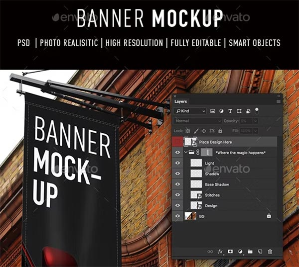 Smart Banner Mockup Template
