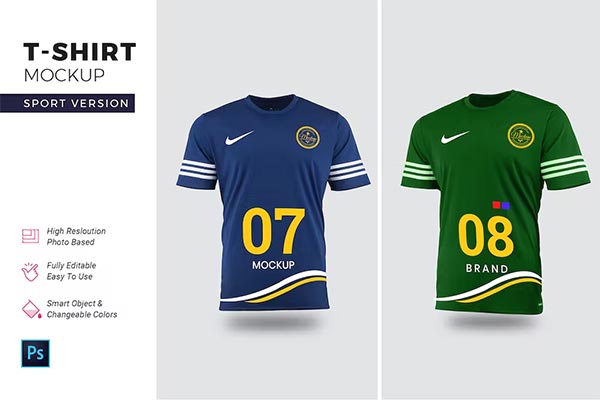 Sports T Shirt Mockups