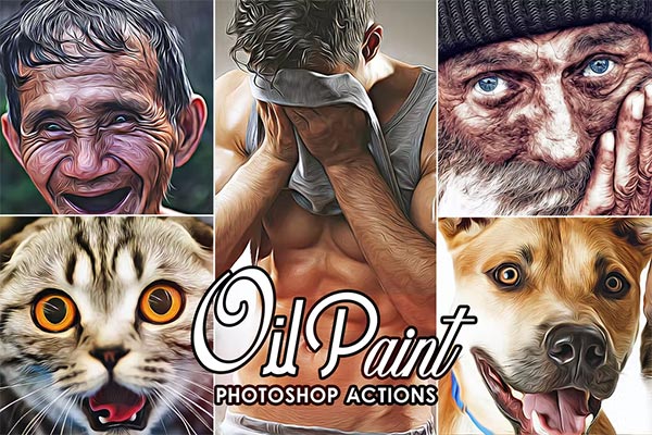 Oil Painting PSD Action