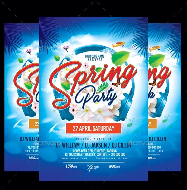 Spring Break Event Flyer