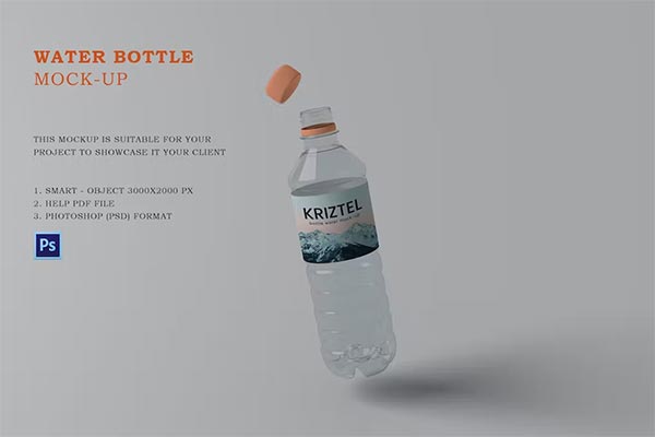 Free Perfume Bottle With Box Mockup