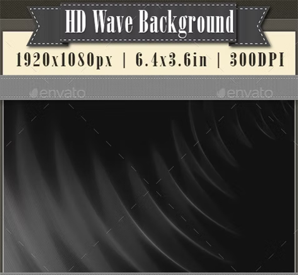 HD Wave Background Template