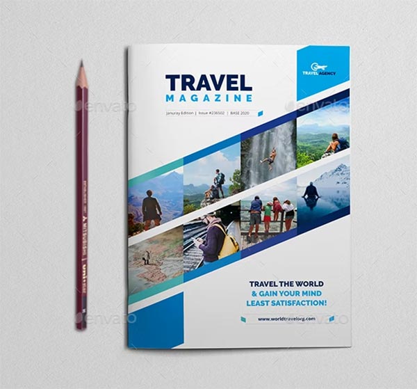 Traveling Magazine Catalog Template