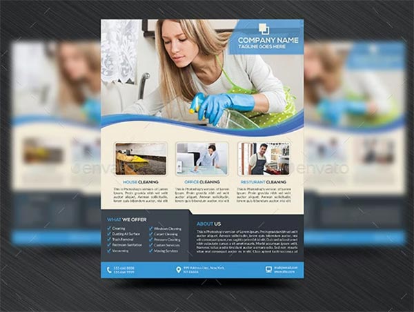 Cleaning Services Flyers Template