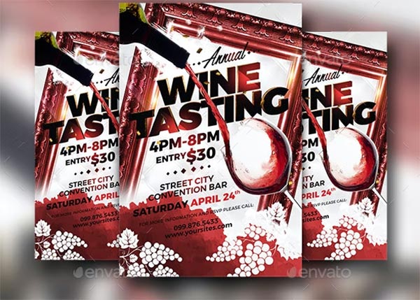 Wine Flyer Template