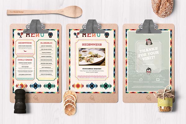 Mexican Food Menu Flyer Template