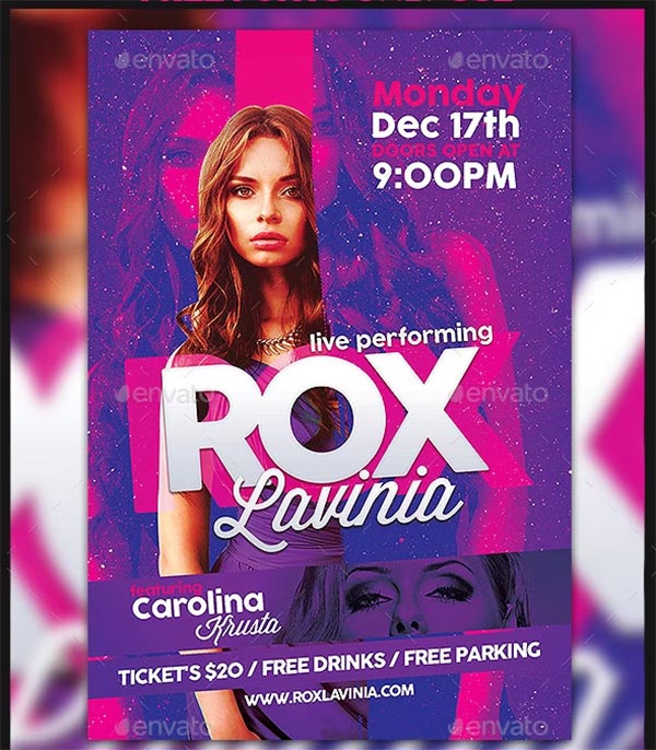 Artist Event Flyer Templates