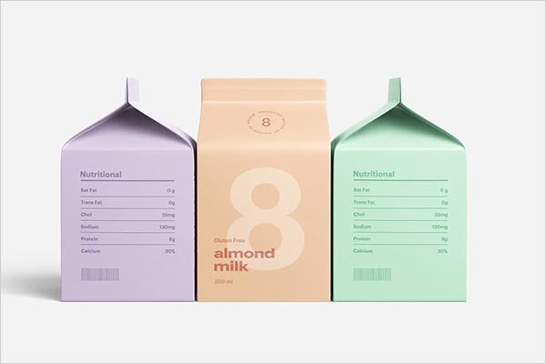 Milk Carton Adobe Photoshop Mockup Template