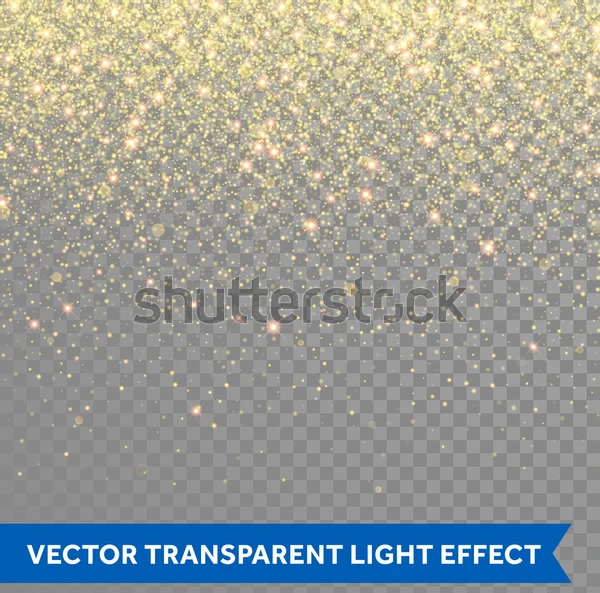 Vector Gold Glitter Particles Background