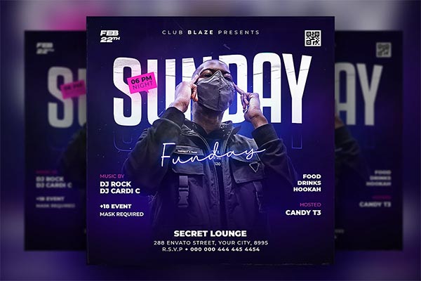 Night Club Flyer Templates