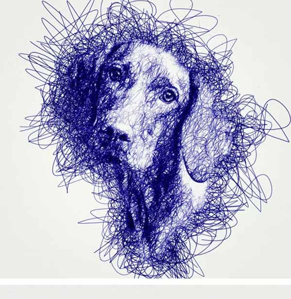 Scribble Pen Sketch Photoshop Actions