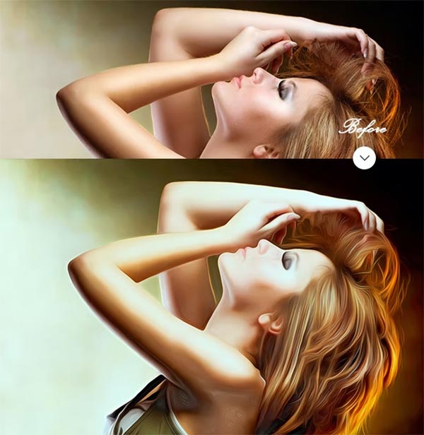 Oil Paint Action Templates
