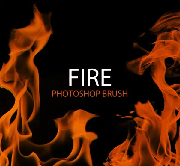 Fire Flames Photoshop Brush