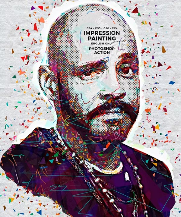 Impression Painting Photoshop Action