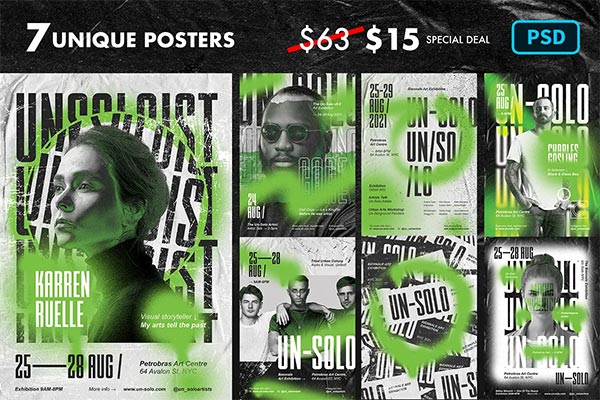Artist Event Poster and Flyer Templates