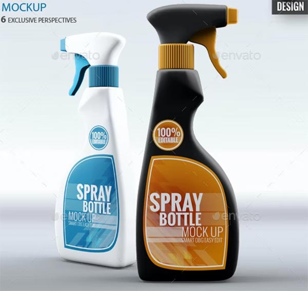 Spray Bottle Mock-Up