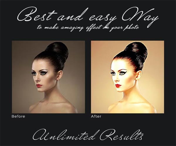 Vector Paint TIFF, PSD, JPG Action