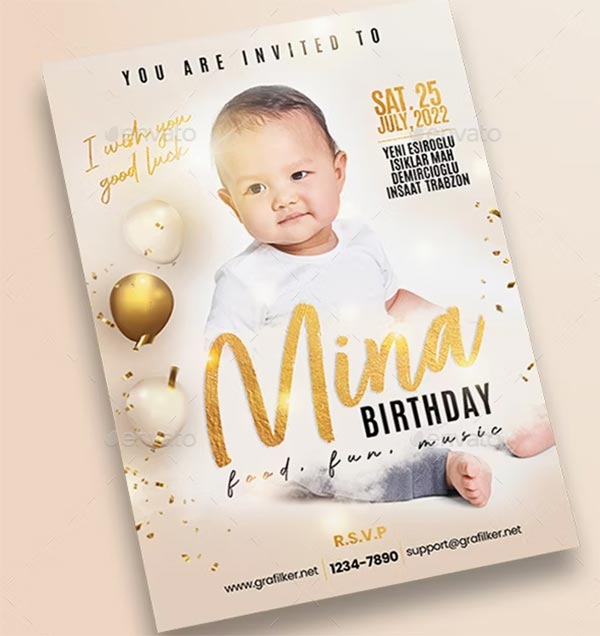 Baby Event Flyer Templates