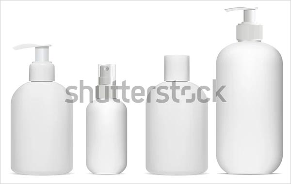 Cosmetic Spray Vector Bottle Mockup