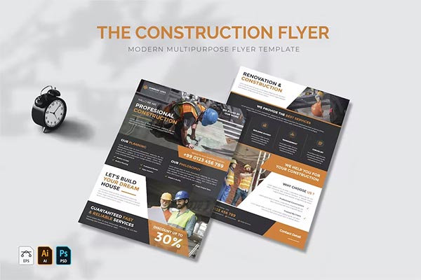 Construction Commercial Flyer