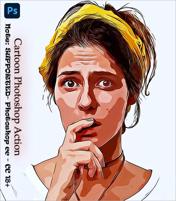 Cartoon Photoshop Action