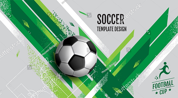 Soccer Template Design Poster