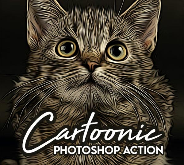 Cartoonic Painting Photoshop Action